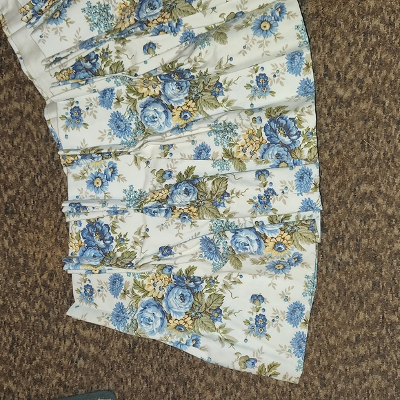 PART 2 Vintage Floral Lined Draperies Curtains 4 84" Panels 2 Valances Material - Picture 9 of 10